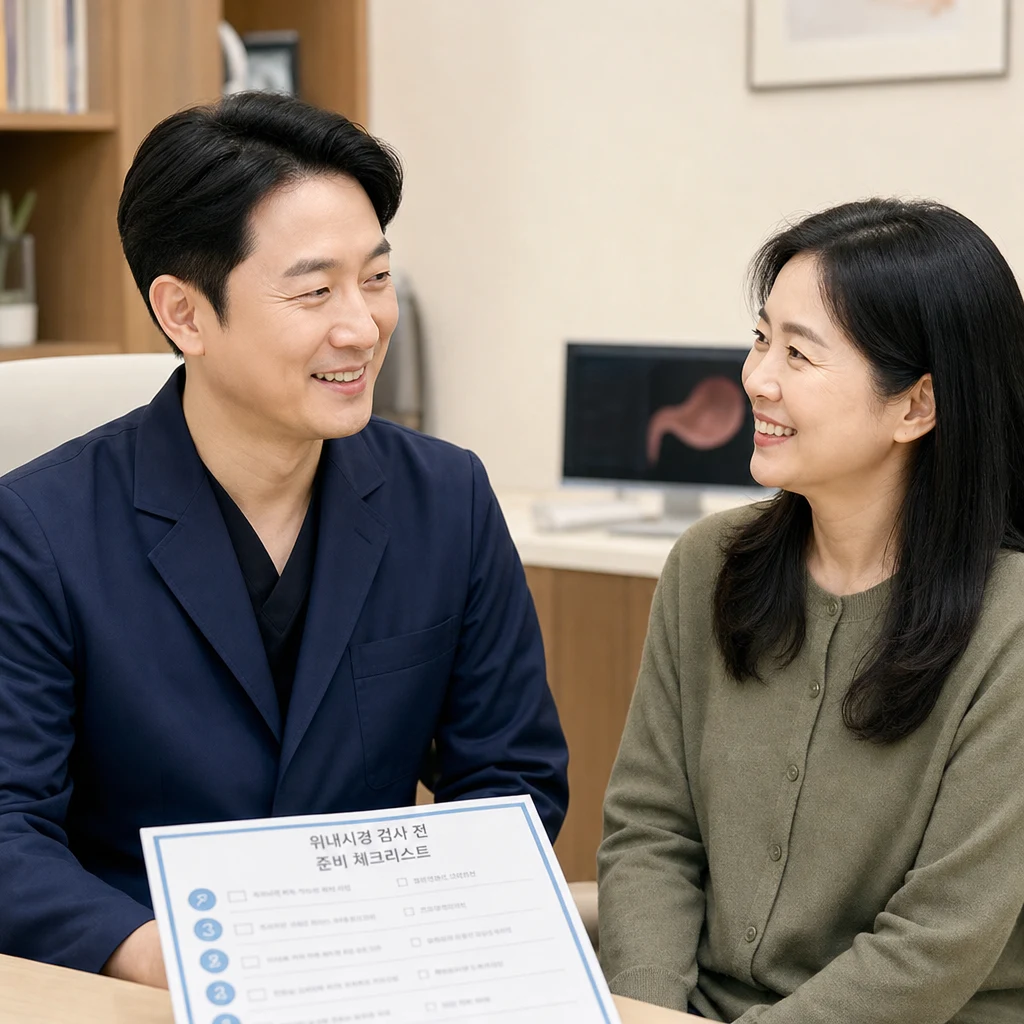 위내시경 검사 전 어떤 준비가 필요할까요?